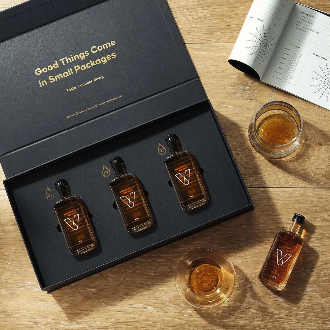 Irish whiskey subscription and tasting experience from The Tasting Vault