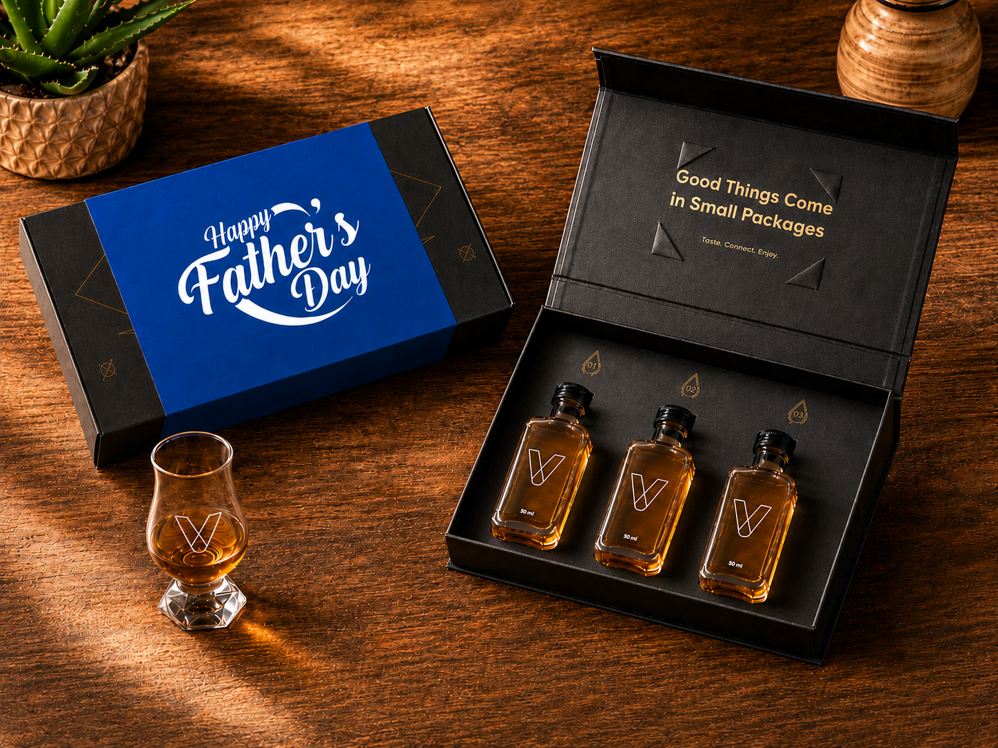 Irish whiskey fathers day subscription gift box